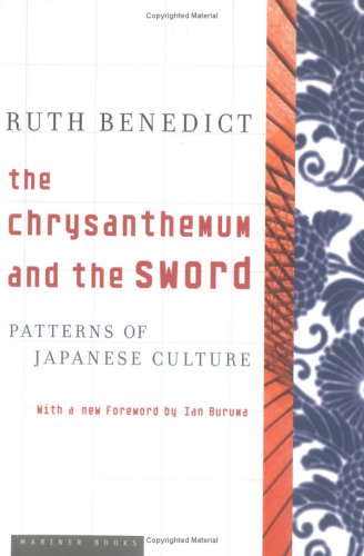 The Chrysanthemum And The Sword Ruth Benedict 